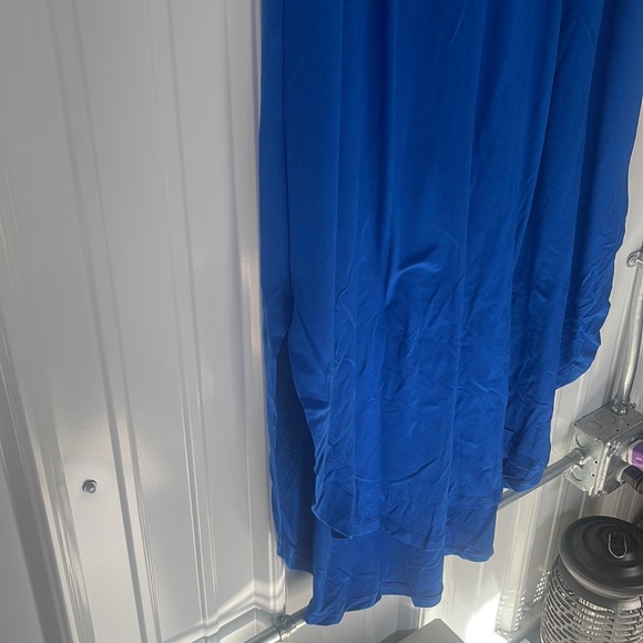 Entro Royal Blue Large Maxi Dress New v neckline - Picture 4 of 5